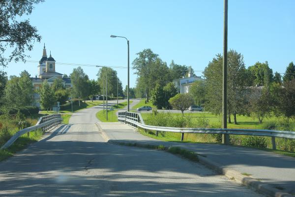 Kyrkbacken, näky sillasta